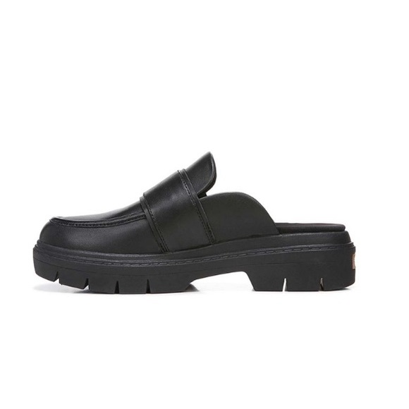 NWT Dr. Scholl’s Black Classy Leather Mule’s Women’s Size 7 Medium - Picture 3 of 7